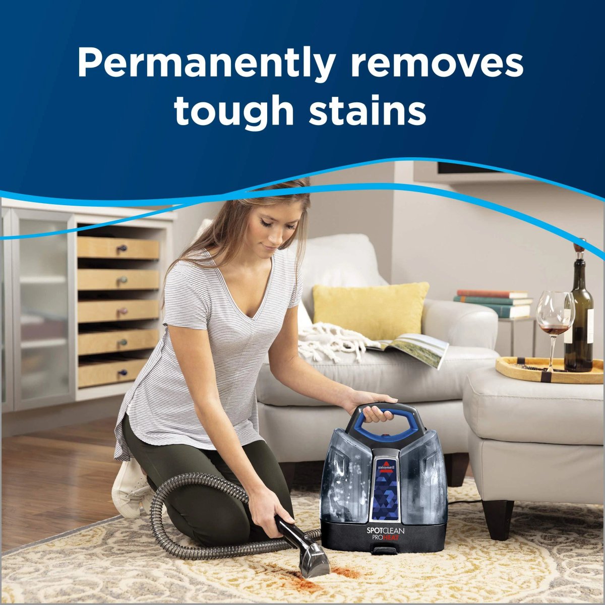 Bissell SpotClean ProHeat portable carpet cleaner