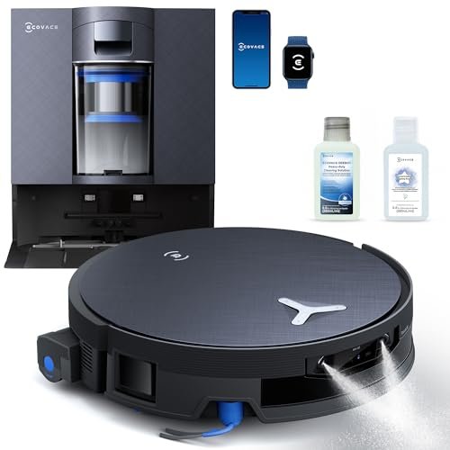 Ecovacs Deebot X12 OmniCyclone robot vacuum and mop with bagless cyclone dock