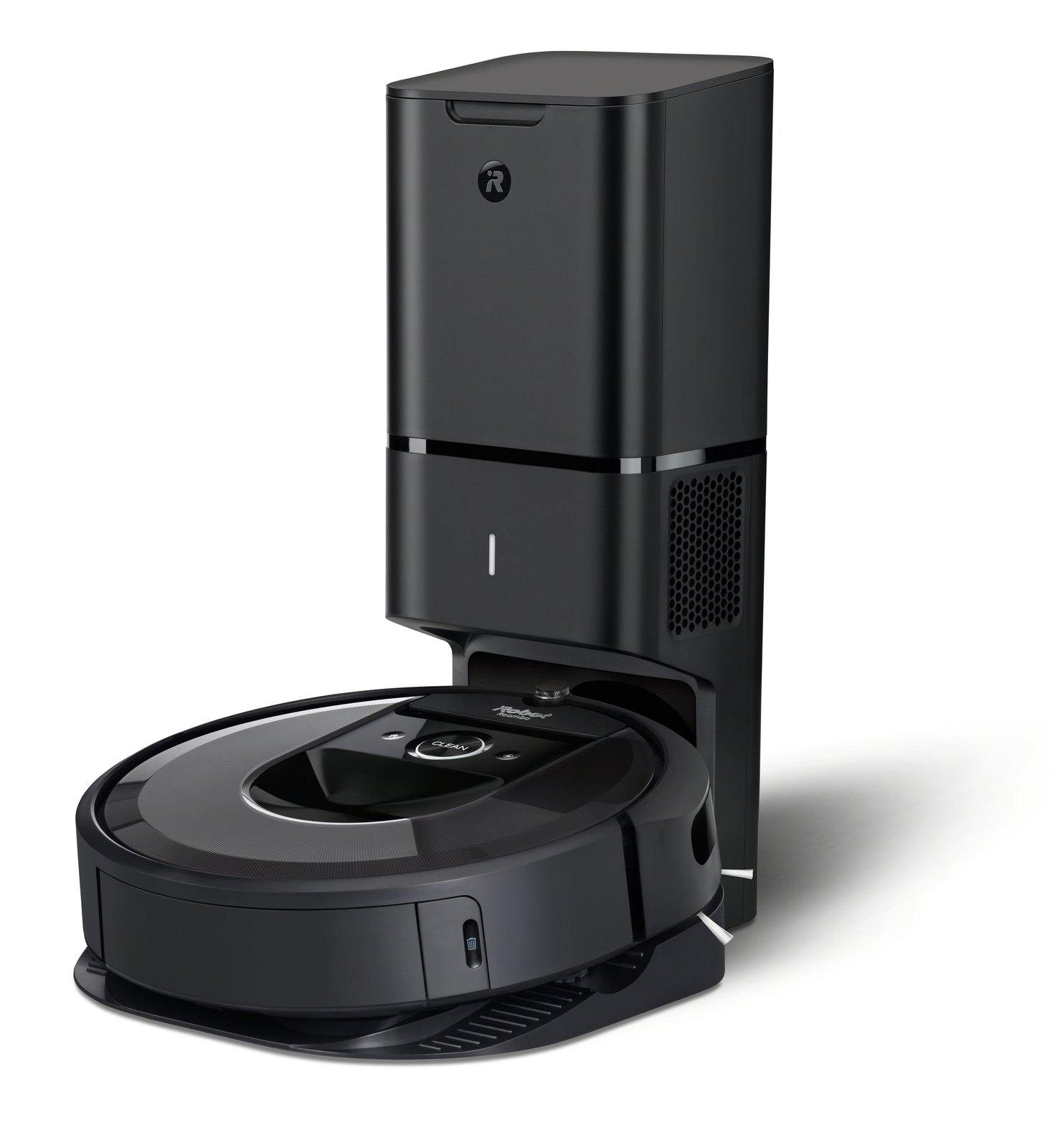 iRobot Roomba i7+ with Clean Base left view