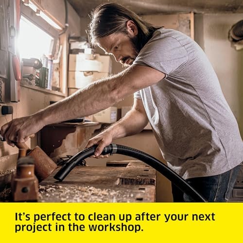 Karcher WD 3 4.5-gallon wet/dry shop vacuum with attachments