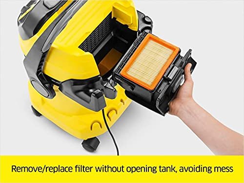 Karcher WD 5/P 6.6-gallon wet/dry shop vacuum with power-tool outlet