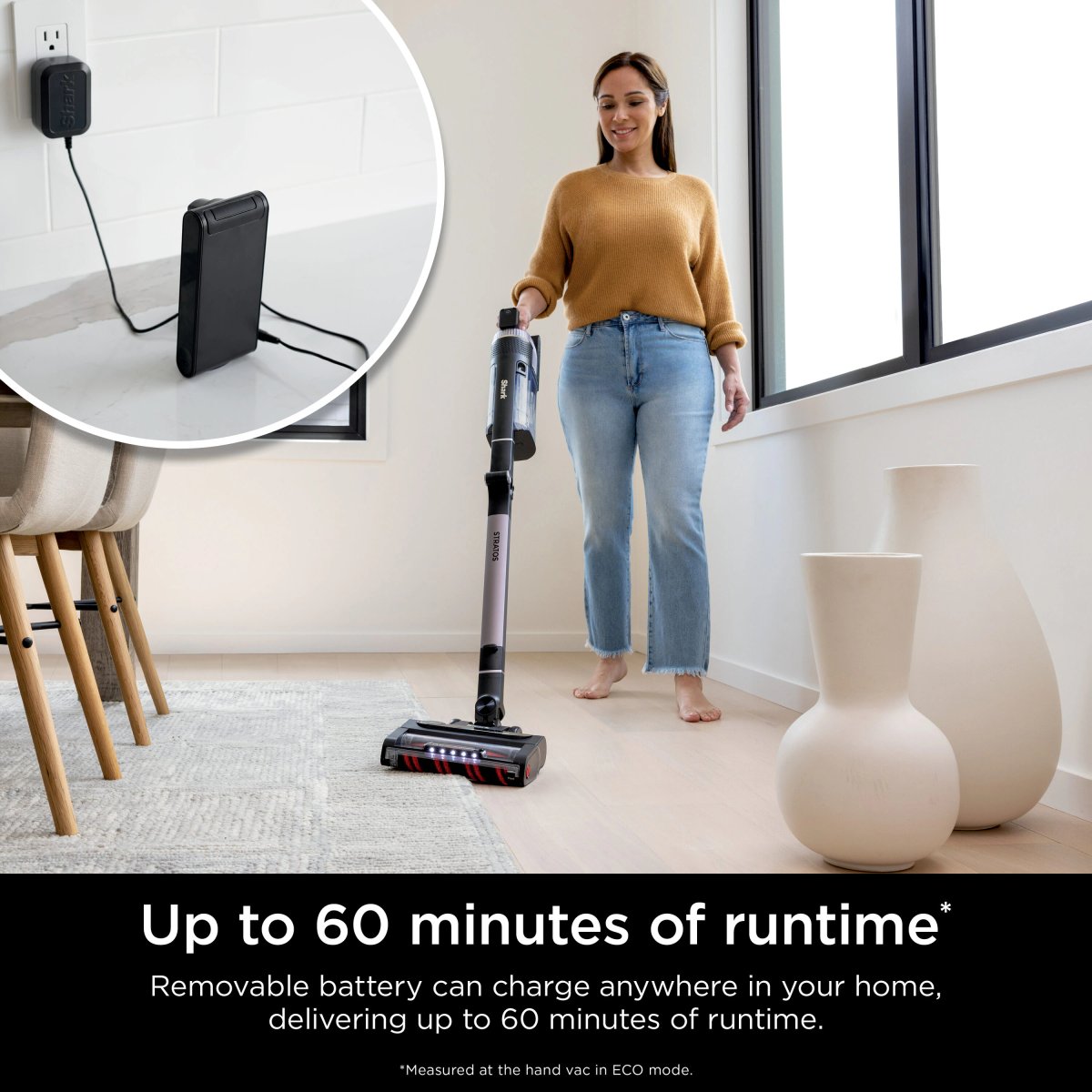 Shark Stratos cordless vacuum with odor neutralizer technology