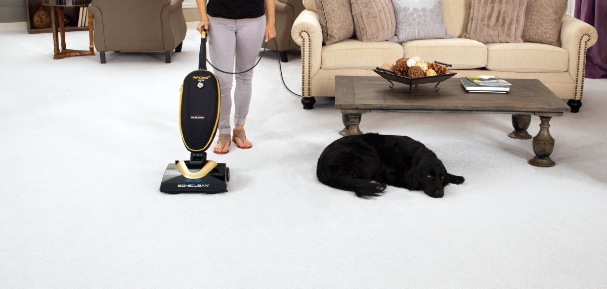 Soniclean Soft Carpet upright vacuum for high pile